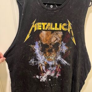 Metallica Graphic Tank Top